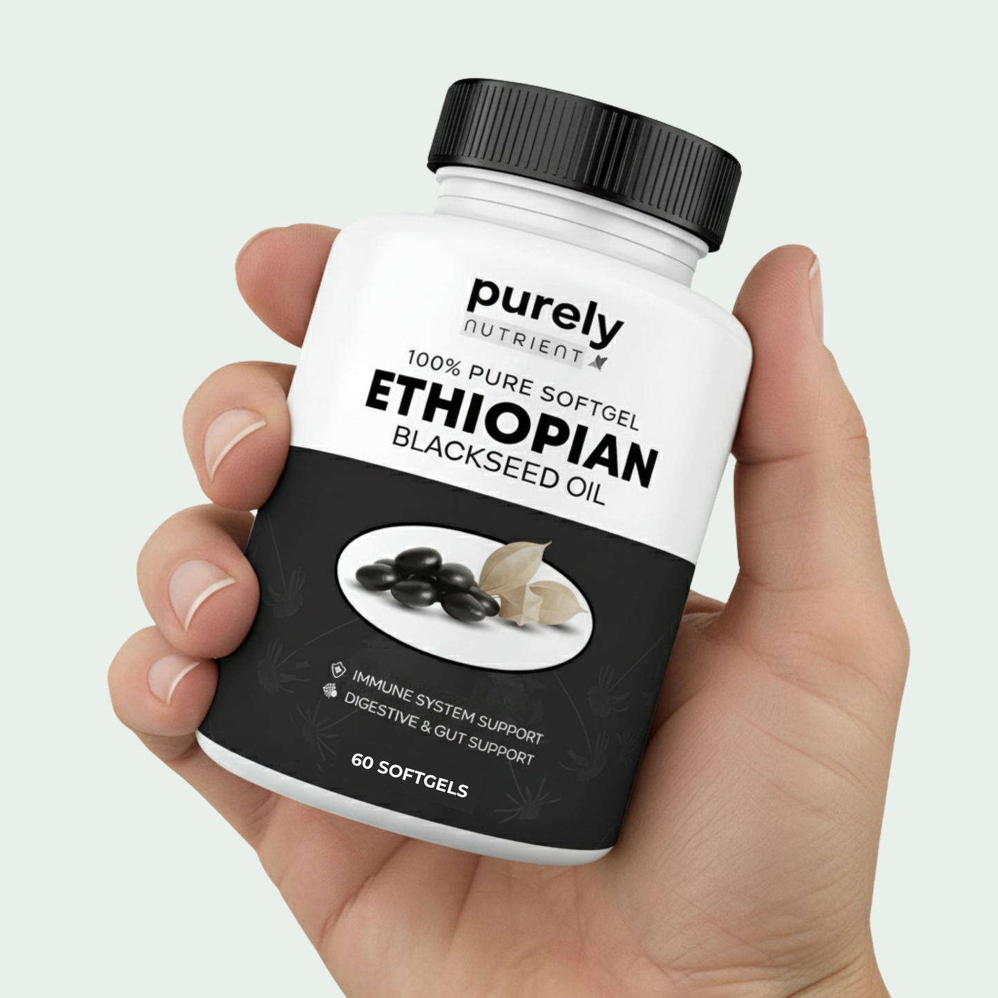Purely Nutrient Ethiopian Black Seed Oil